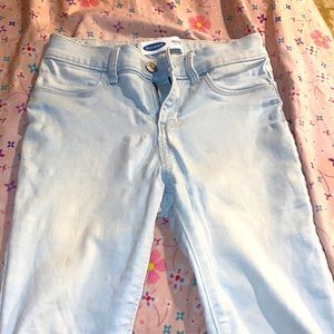 old navy light blue jeggings for $10 size 14